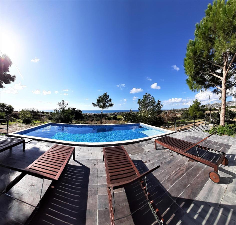 Villa Gavriel - Peyia Villa With Breathtaking Sea View, Peyia Villa With Private Pool, Secluded, Huge Outdoor Space, Mountain Views Kültér fotó
